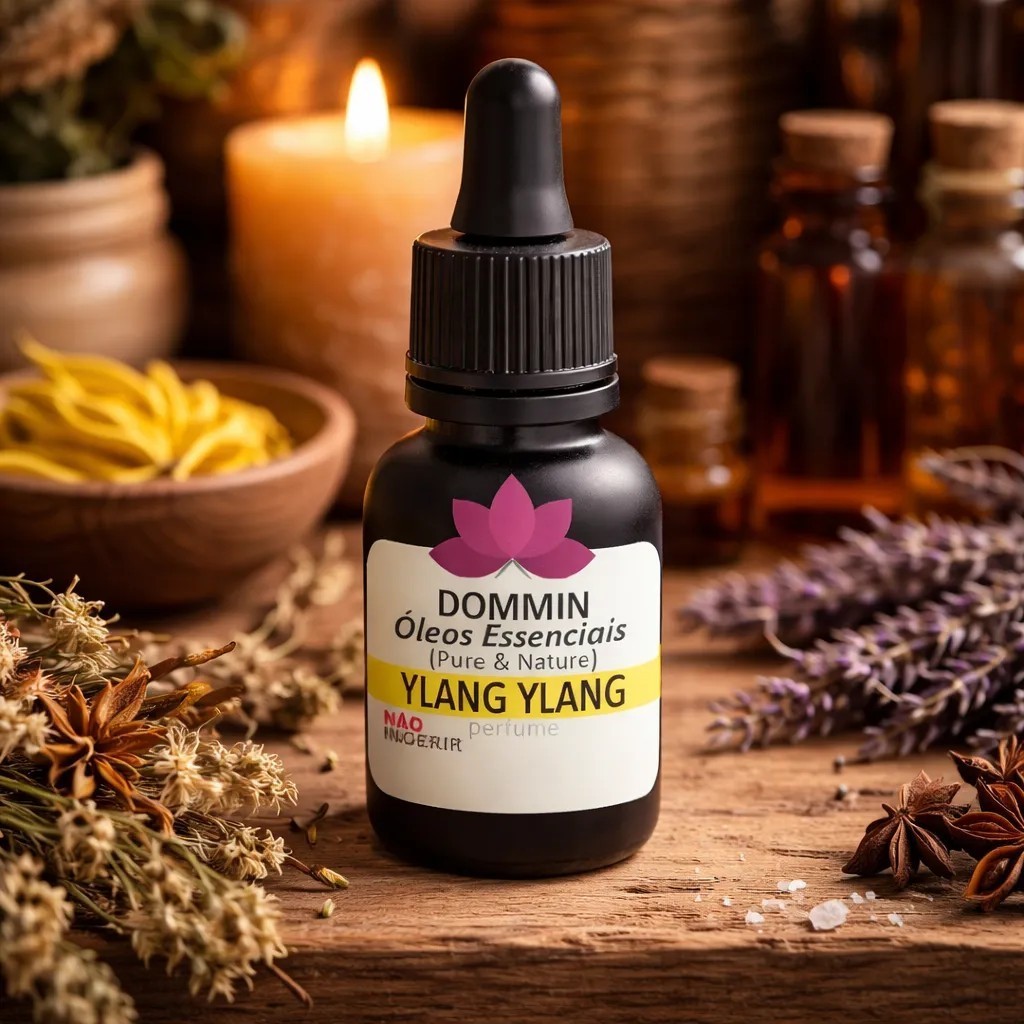 Óleo Essencial De YLANG YLANG 15ml | Aroma Premium 100% Puro Natural Aromaterapia Serve para Difusor Velas Sabonete
