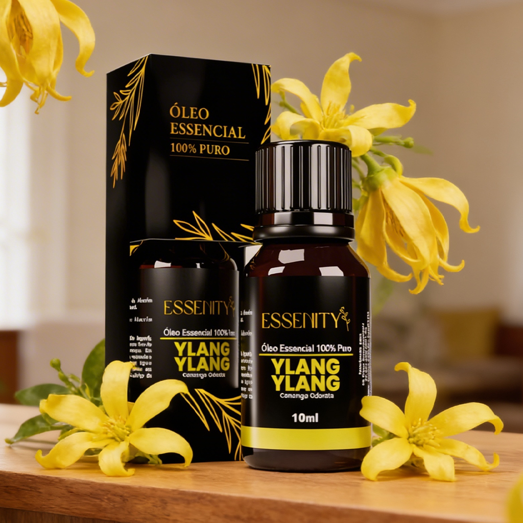 Óleo Ylang Ylang Premium 100% Puro 10ml Essencial Aromaterapia Massagem Difusor