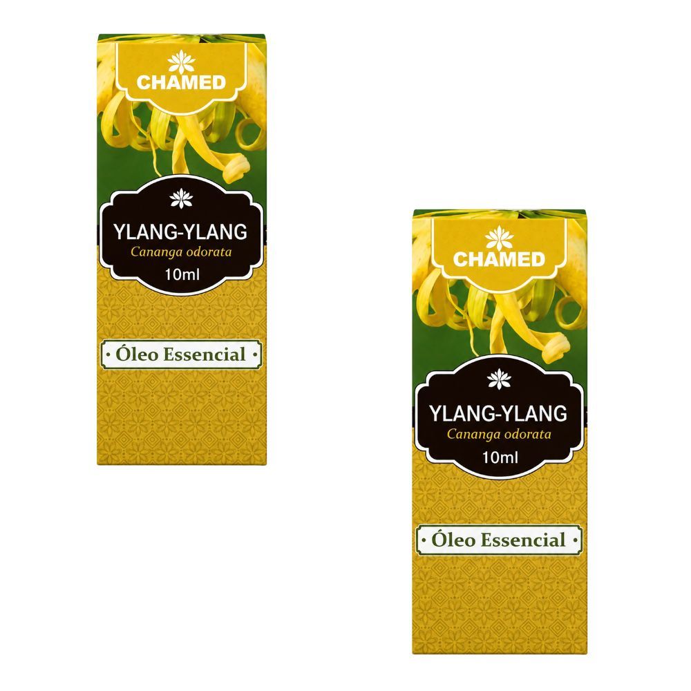 Kit 2 Óleo Essencial Ylang Ylang 100% Puro 10ml Chamed