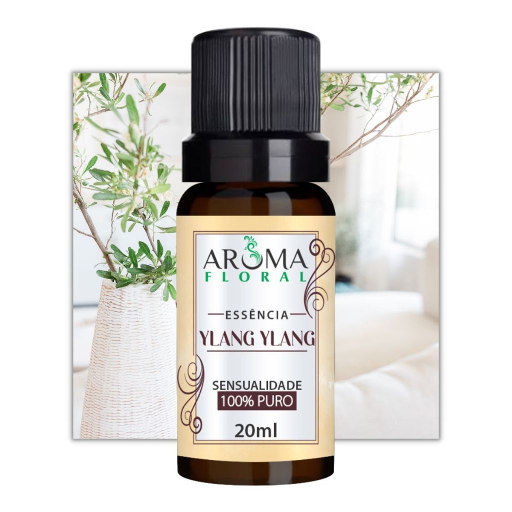 Essencia de Yang Ylang - Aroma Floral - 100% Pura Para Aromatizador 20ml
