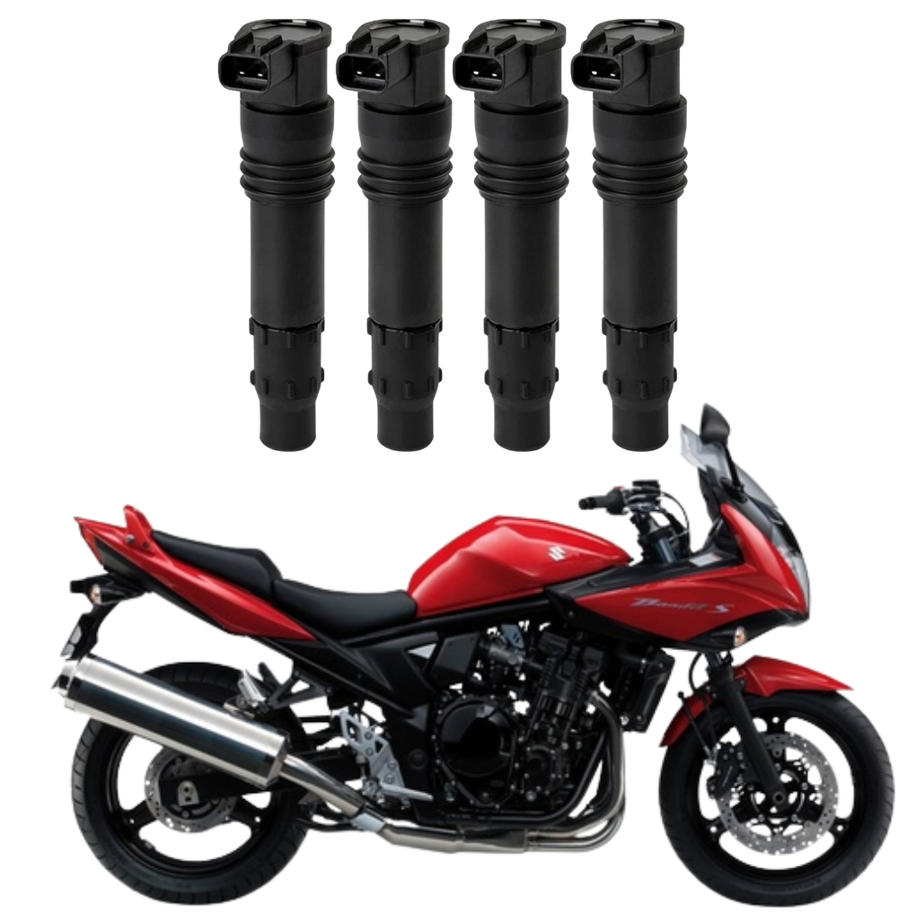4 Bobina de Ignição Cachimbo de Vela Suzuki Bandit 650 S  todos os anos 129700-4400