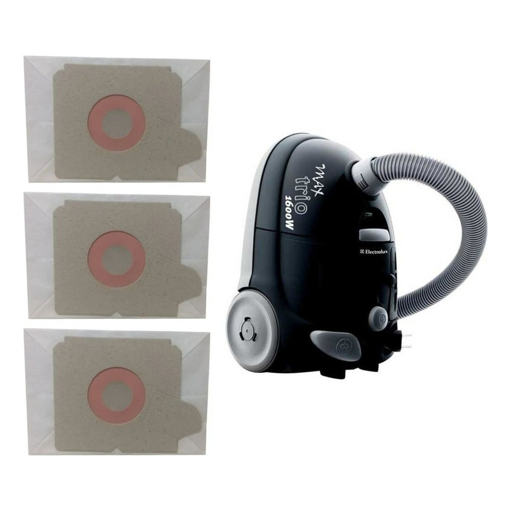 Saco P/ Aspirador Electrolux Trio Max Trio 3un Papel
