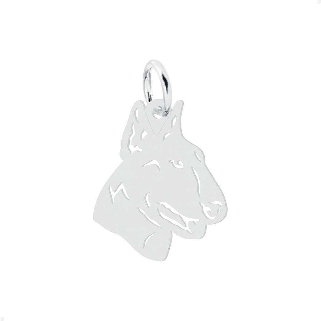 Pingente Prata 925 Cachorro Bull Terrier Design Premium
