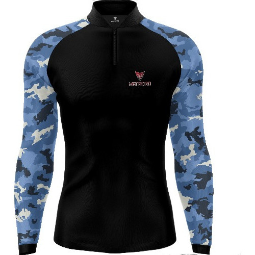 Camisa Pesca Cfm Blue Matreiro Proteção Uv50