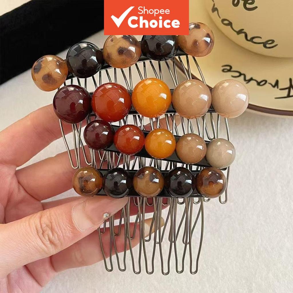 Pentes De Cabelo Com Contas Coreanas , 2 Peças , Clipes De Franja Frontal , Ferramentas Minimalistas De Estilo Vadios