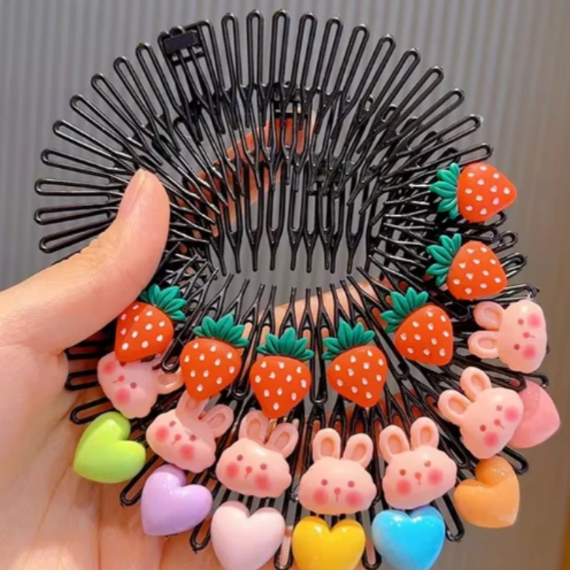 Pente De Cabelo Grampo Para Crianças Ferramenta De Arrumação Vadios Acessórios De Franja Meninas Bebê