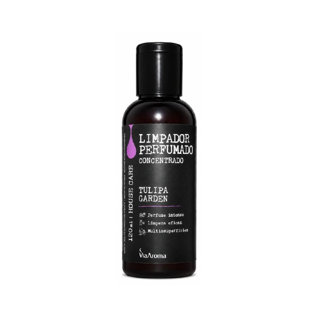 Limpador Perfumado Concentrado Via Aroma Tulipa Garden 120ml
