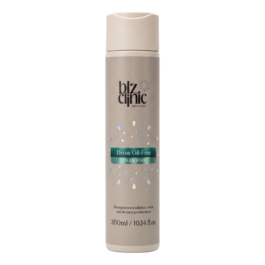 Shampoo Blz Clinic Detox Oil-free 300ml Para Raiz Oleosa