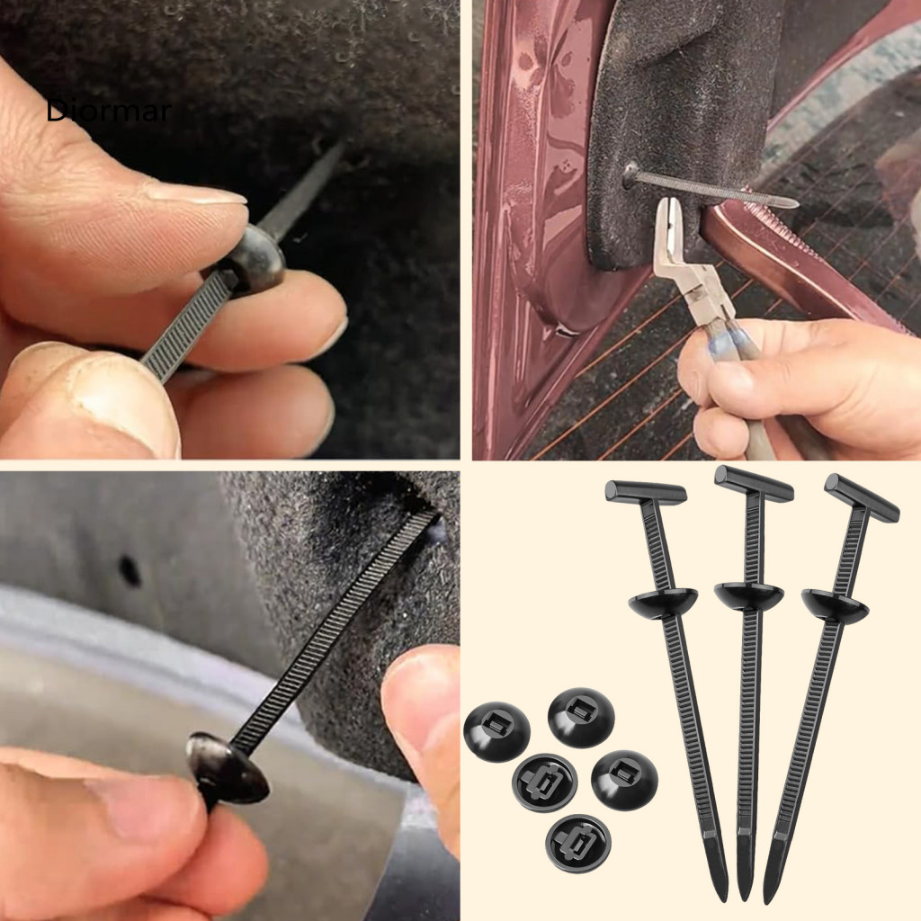 Nylon Universal Cable Tie Car Repair Ties 50/100pcs Heavy-duty Buckles Self-locking Zip Fasteners for Home Use Automotiv