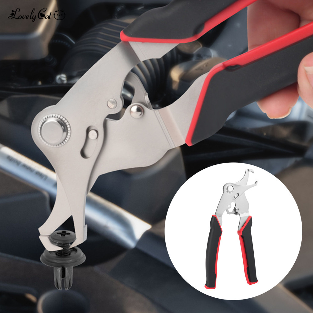 Plastic Fastener Removal Tool Exterior Clip Remover Pliers Anti-slip Grip Heavy-duty Clamp Car Panel Disassembly for Aut