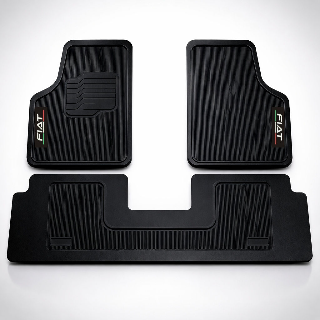 Tapete Para Fiat Pulse 22 2023 2024 2025 2026 Borracha Bordado 3P Linha Premium Exclusivo