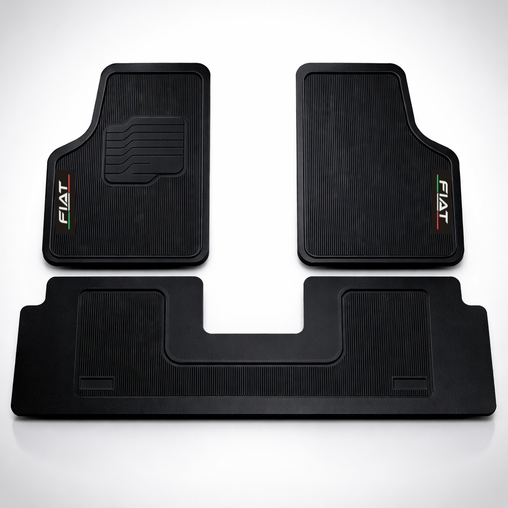 Tapete Para Fiat Pulse 22 2023 2024 2025 2026 Borracha Bordado 3P Linha Premium Exclusivo
