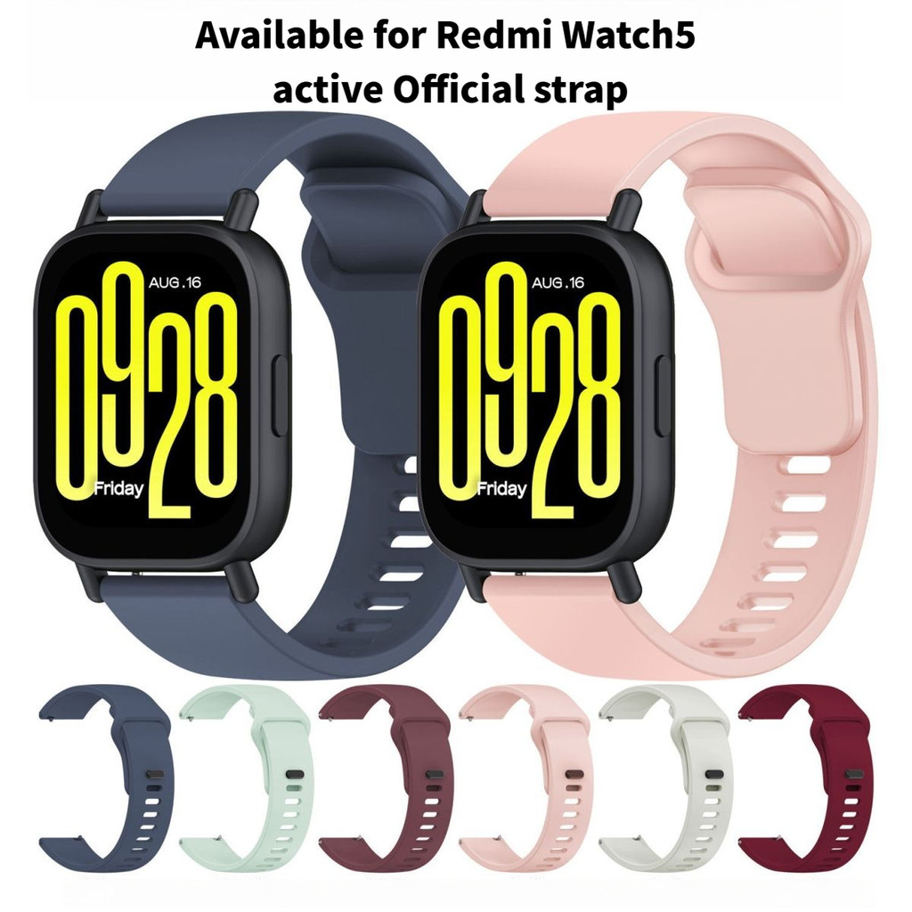 Compatível com Redmi Watch 5 Active/Lite/22MM Pulseira de Silicone Lite Youth Edition Sports Smart Nova Pulseira