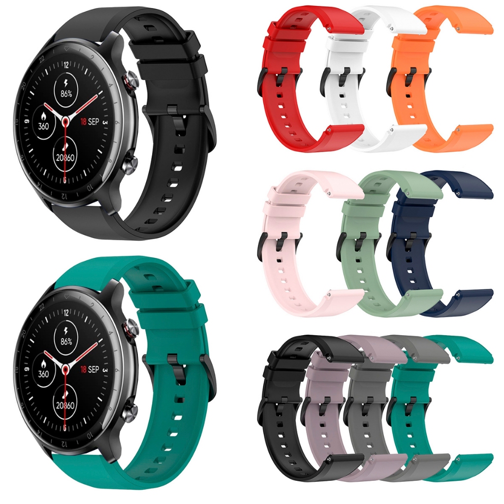 Pulseira De 22mm Compativel Com Smartwatch Husky Sports 700 De Silicone ajustavel
