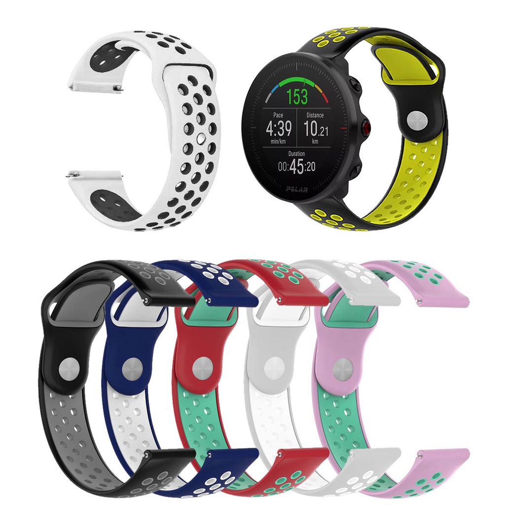 Pulseira 22mm para Polar Vantage M - Silicone Sport