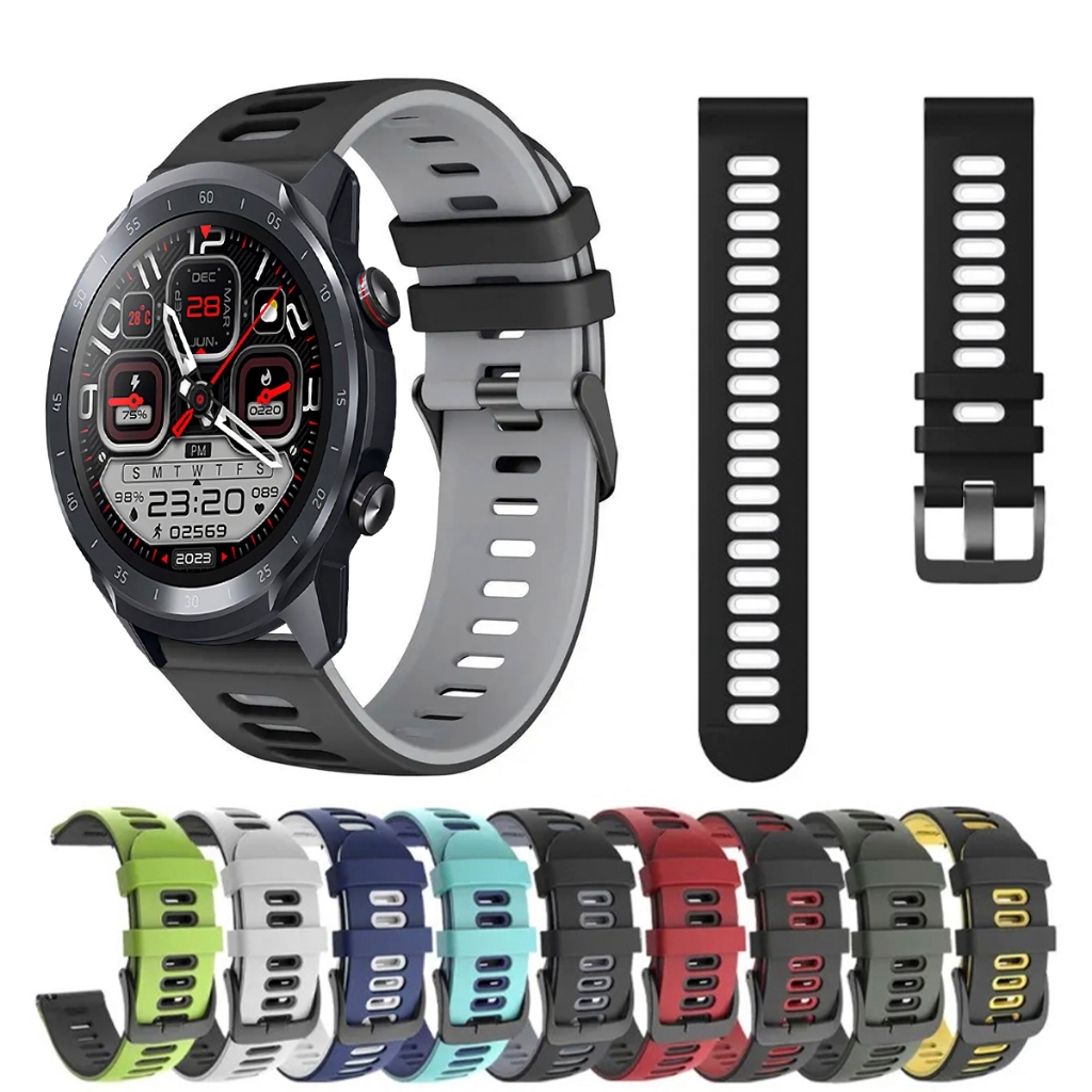 Pulseira 22mm de silicone SPORT para Smartwatch Xiaomi Mibro A2