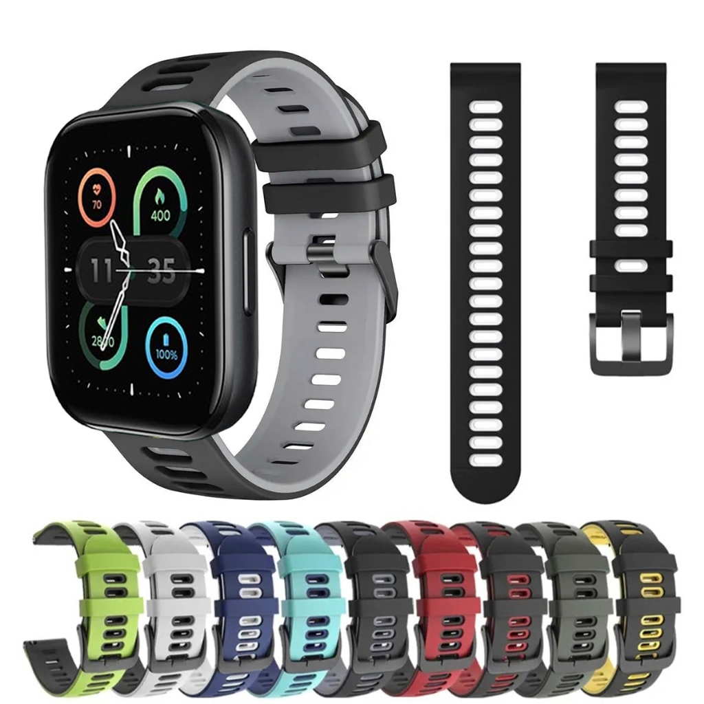 Pulseira 22mm de silicone SPORT para Smartwatch Moto Watch Fit
