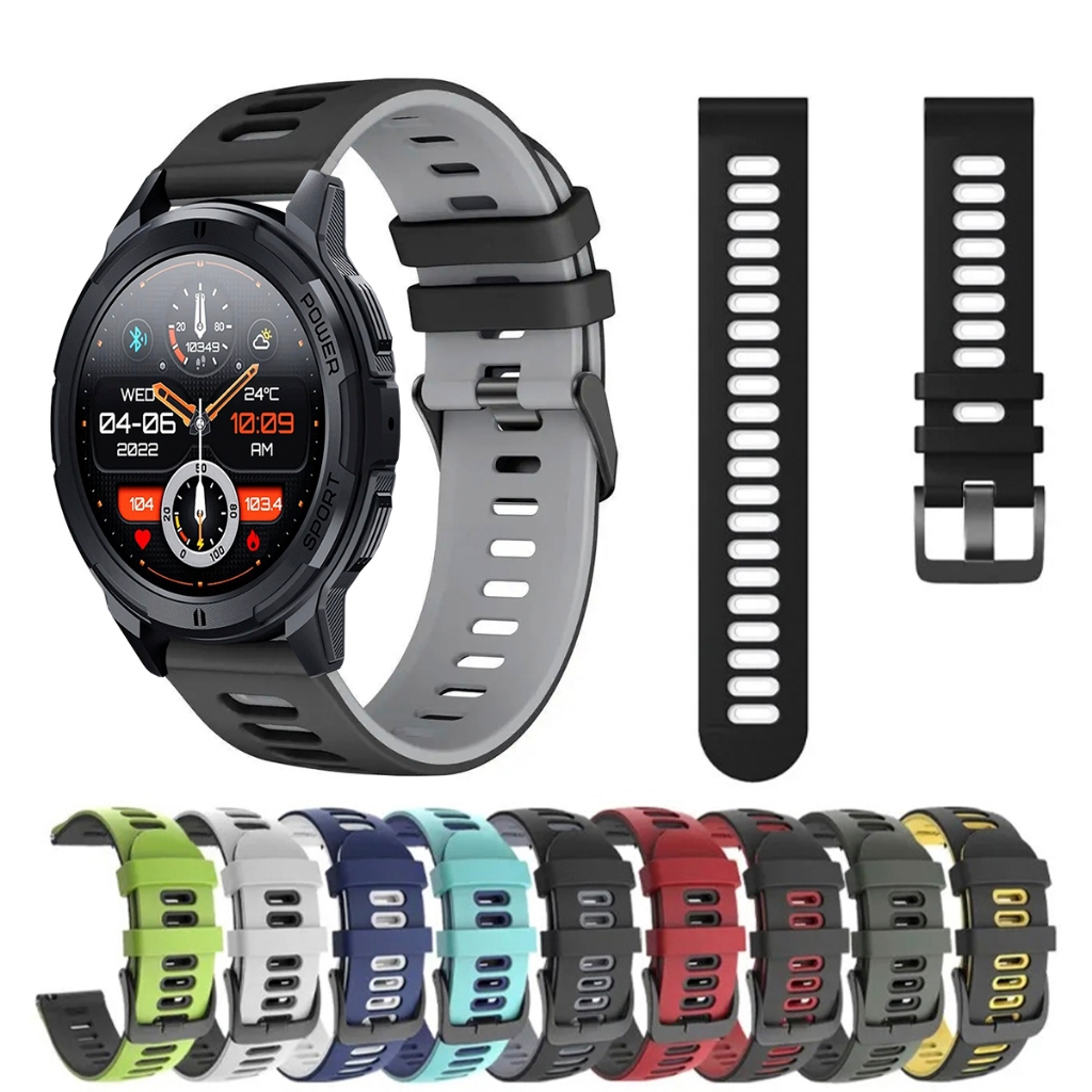 Pulseira 22mm de silicone SPORT para Smartwatch C25