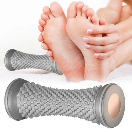 Massageador De Pés Rolo De Massagem Yoga Bola Fáscia Plantar Cuidados De Relaxamento Muscular Manual De Plástic