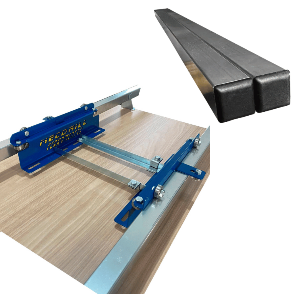 Kit Guia De Bancada + 2 Barras Metalon 30x30 - 120cm