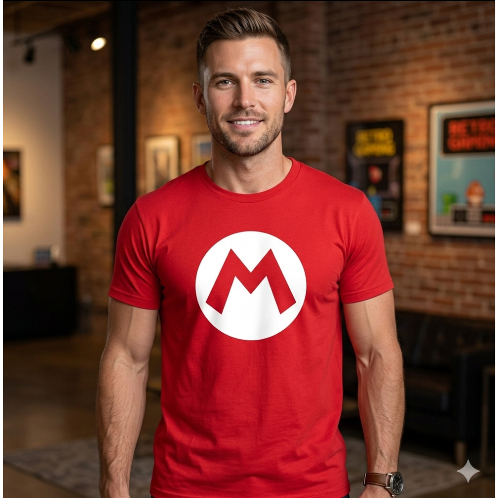 Camiseta MARIO WORD camisa nostalgia blusa nintendo moda retrô moda masculina promoção