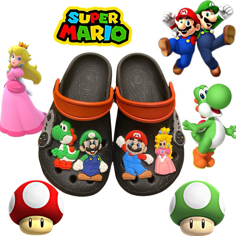 BABUCHE MARIO BROS NINTENDO ADULTO E INFANTIL CALCE FÁCIL