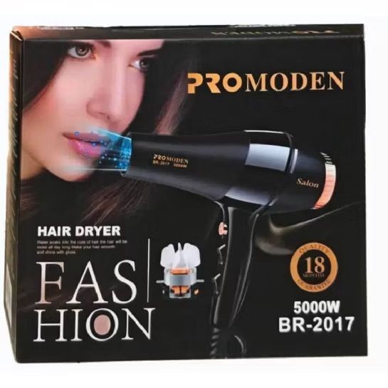 Super Secador de cabelo 5000w Profissional Pomoden 2 velocidades Quente e Frio