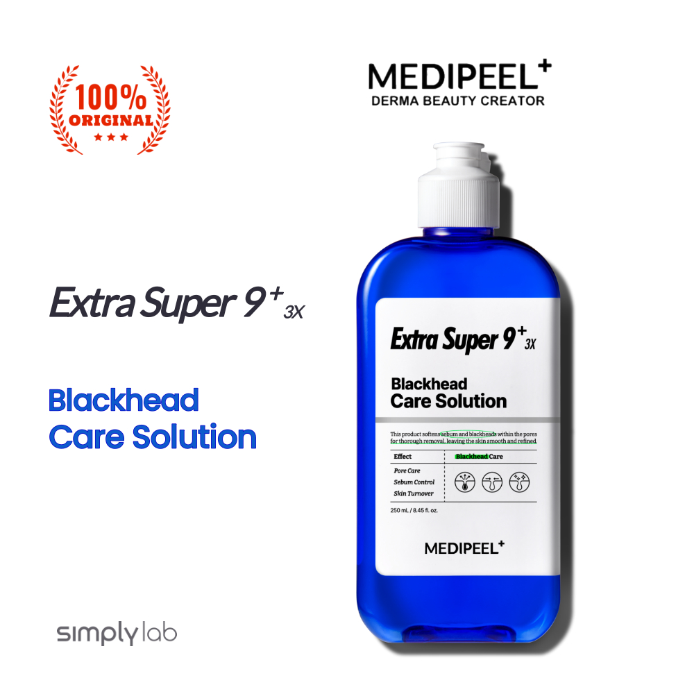 [MEDIPEEL] Extra Super 9 Plus 3X (250ml) | 3X Poder De Fusão De Sebo Ingredientes Profissionais Diretamente Da Coreia Solução De Poros No 1