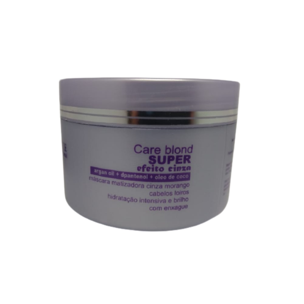 Máscara Matizadora Super Efeito Cinza Diamante Profissional 250g
