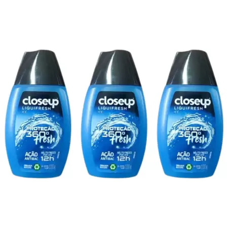 Creme Dental Close Up Liquid Fresh ice C/3