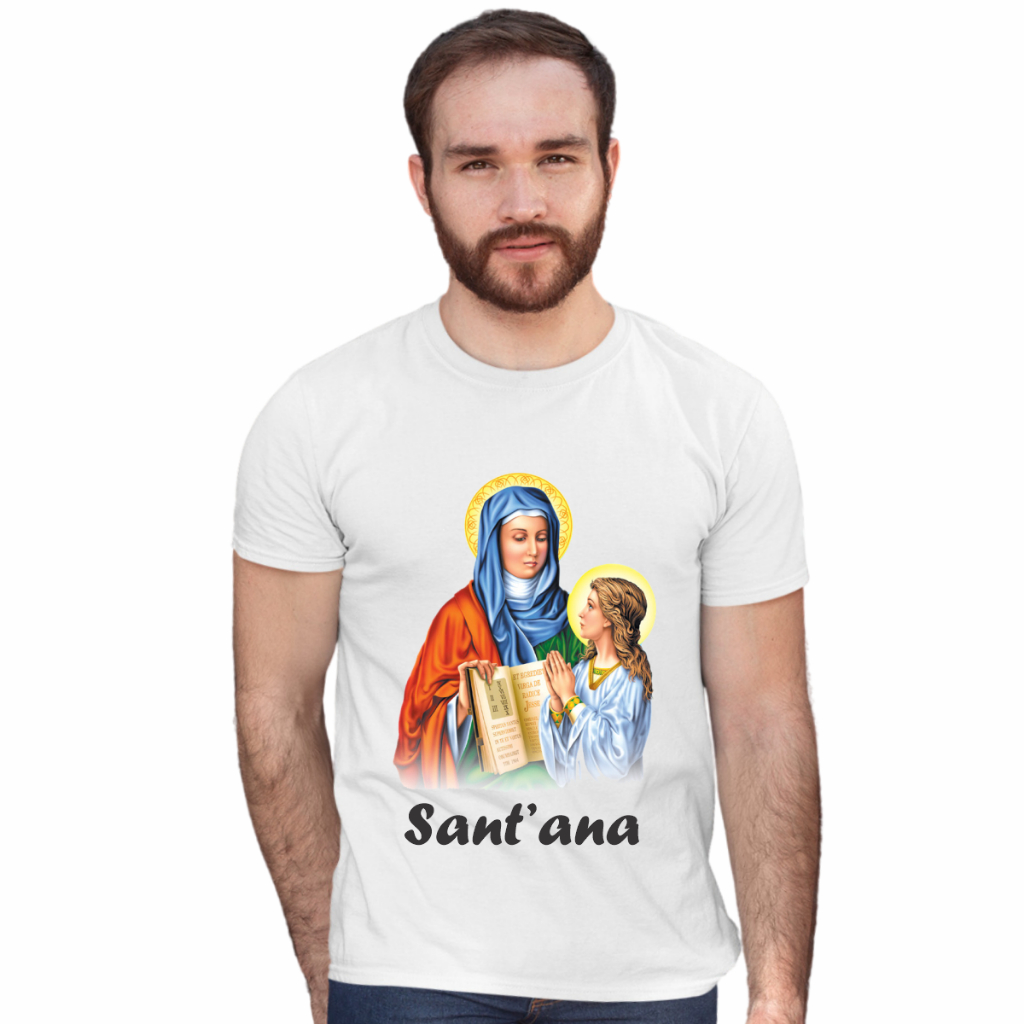 Camisa Sant'Ana Religiosa Igreja Fé Cristã
