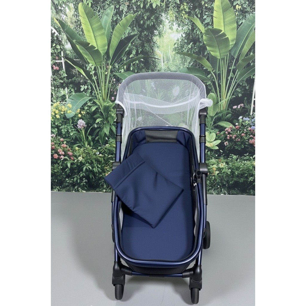 Kit Completo para Carrinho de Bebê – Capa + Colchão + Fronha + Mosquiteiro | Conforto e Proteção