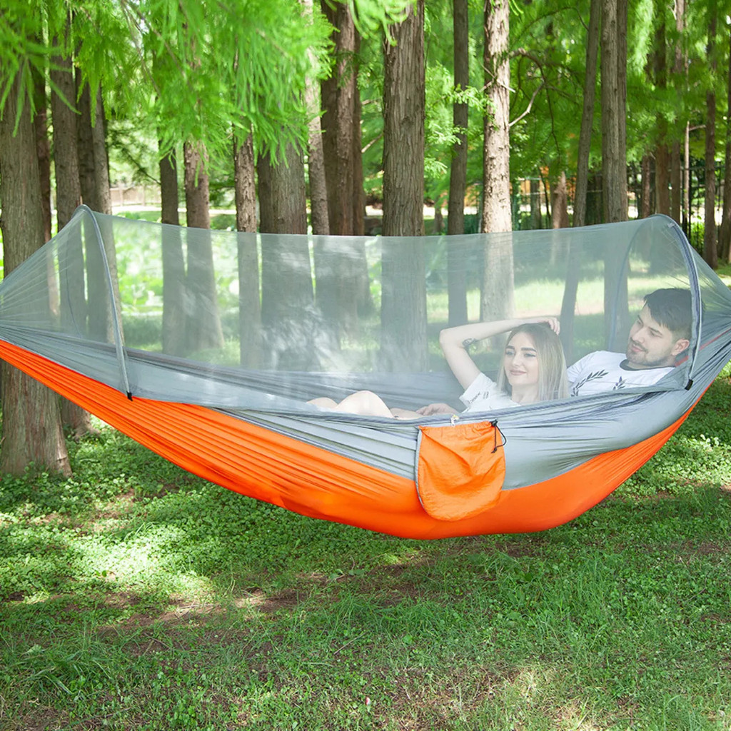 Rede com Mosquiteiro Snel para Camping Viagem e Descanso Protetor Premium
