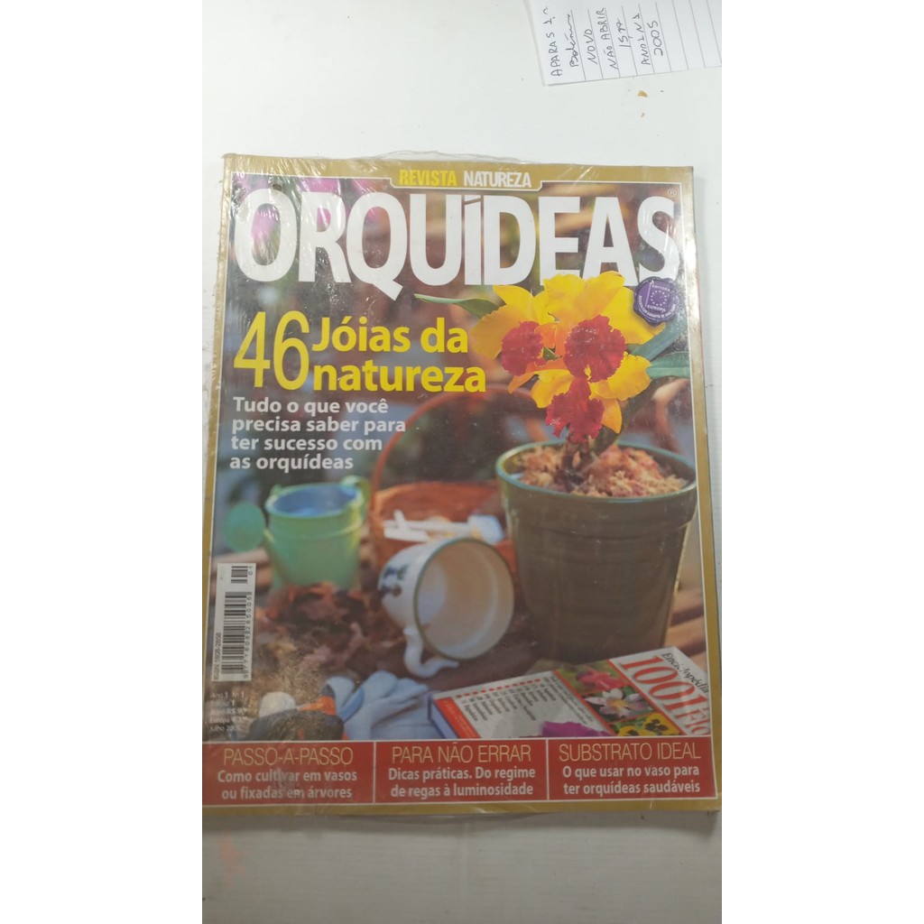Revista Natureza Orquídeas Ano 1 Número 1 Lacrada