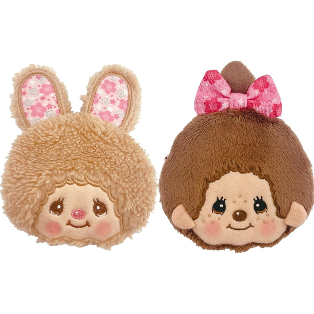 Monchhichi Japão Charagama Bolsa De Moedas De Pelúcia Monchichi-chan/Chimutan Face Carteira Kawaii 2 Designs