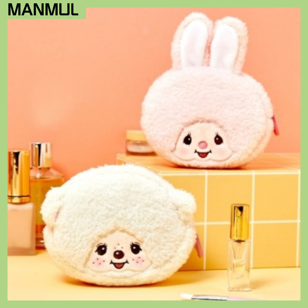 [Autêntico] Bolsa Redonda Monchhichi Friends (Chimutan/Chamu) | Amuleto De Mini Fofo 🇰🇷