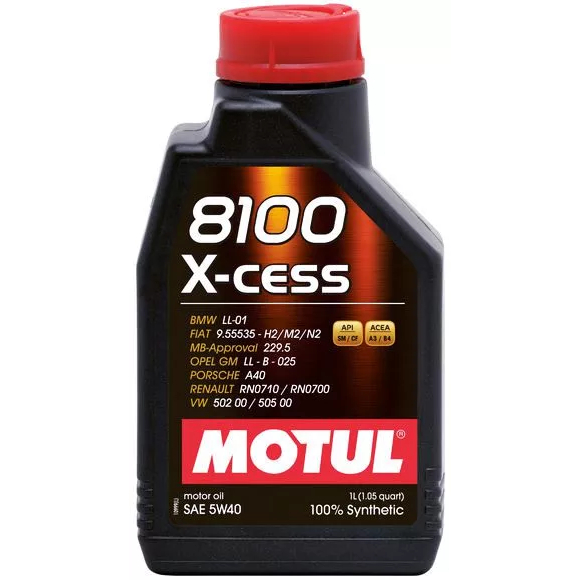 Óleo De Motor 8100 X-cess Gen2 5w-40 Carros Picapes 1L