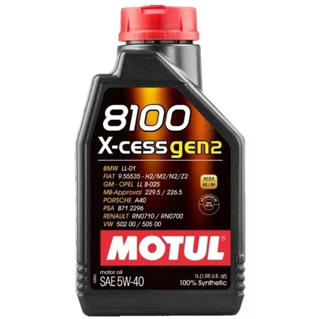 Óleo De Motor Motul Sintético 5W40 Para Carros, Picapes e Suvs 1 Litro