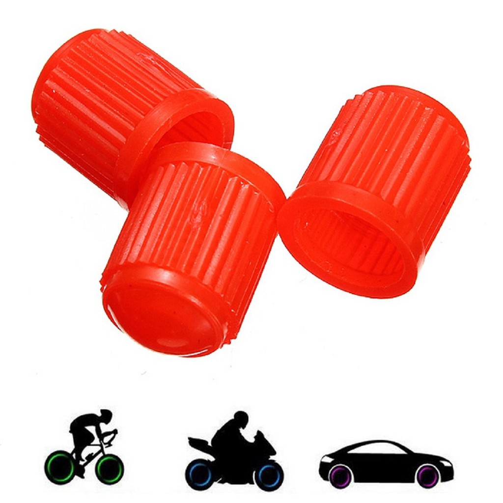 Tampa Plástica Para Bico Válvula Pneu MOTOCICLETA CARRO BICICLETA TRICICLO E PICAPE - 05 Unidades