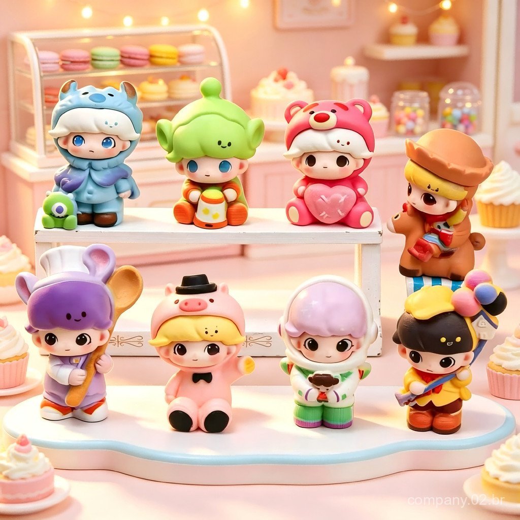New Cartoon Animal Dimo Resin ornaments, creative handicrafts, cute desktop decorations diy Car Decoration