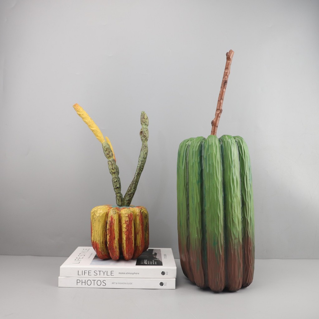 IJVY Nordic Creative Resin Fruit, Pear, Pumpkin Art Decorative Ornament for Entryway, Restaurant, Homestay, TV Cabinet,