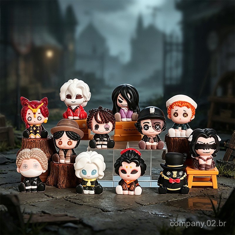 New 2D anime-style resin figurines, handmade diy Decorative ornaments, small figurines, creative desktop decorations