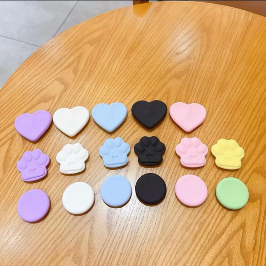 Pop de Celular em Formato de Coração, Patinha, Redondo Multicolorido