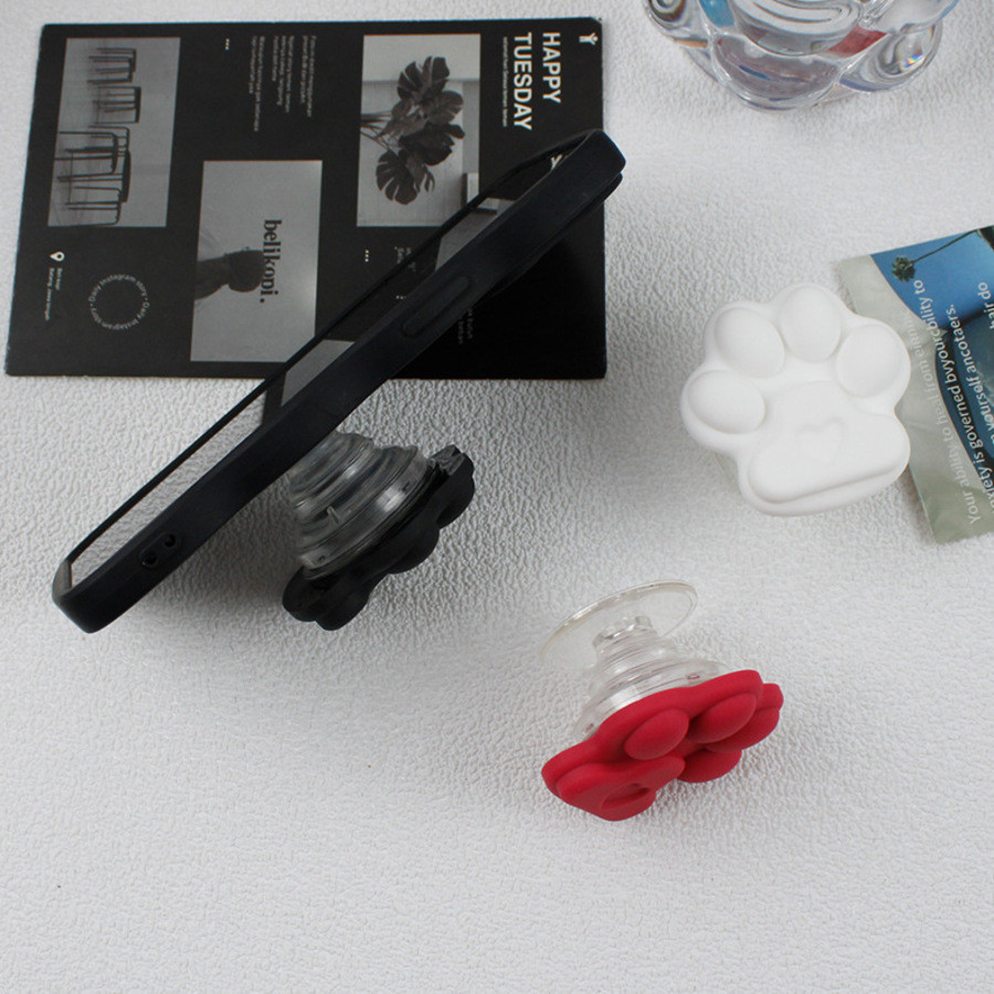 Presente Criativo Patinha de Gato Grip Suporte Celular | Mimo Fofo