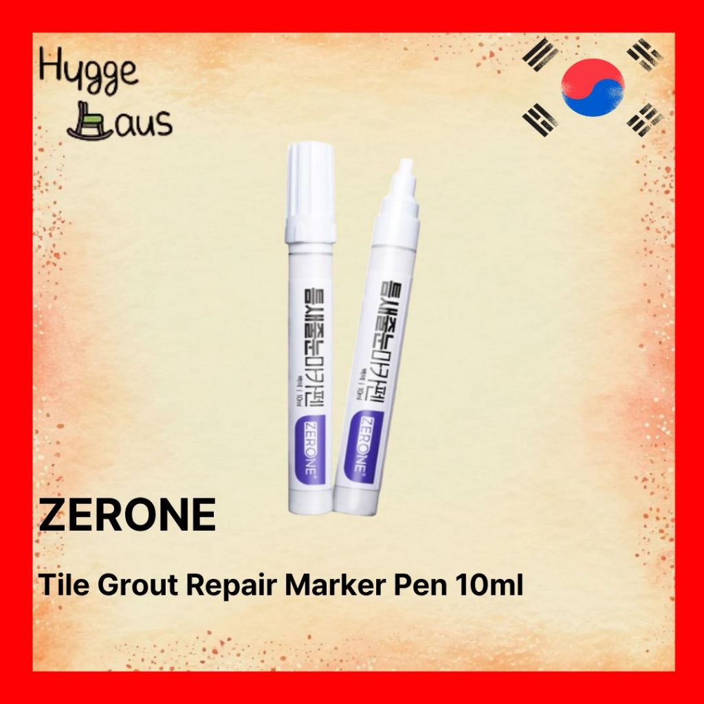 [ZERONE] Caneta Reparo Rejunte Azulejo 10ml Preenchimento Fissuras DIY Multi Pack Home Repair Tool