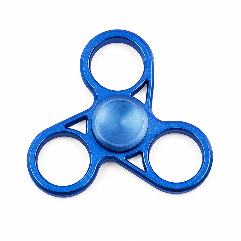Hand Spinner Metal com Estojo Presente - Brinquedo Antiestresse Crianca Adulto Giro Rapido Varias Cores