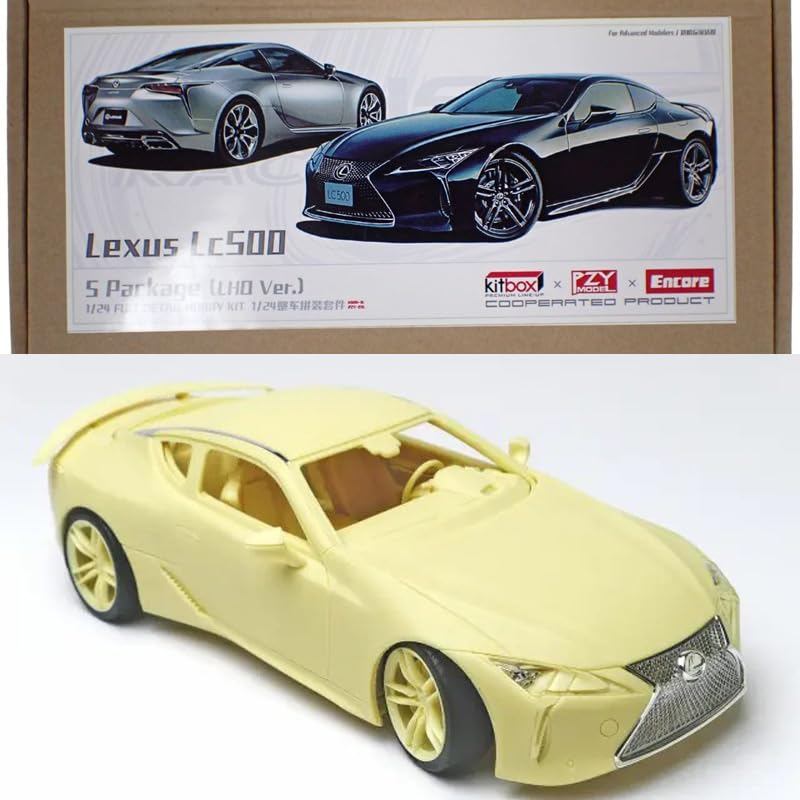 KB08-16 1/24 Lexus LC500 S Package Left-hand Drive Kitbox x PZY Model 1/24 Kit
