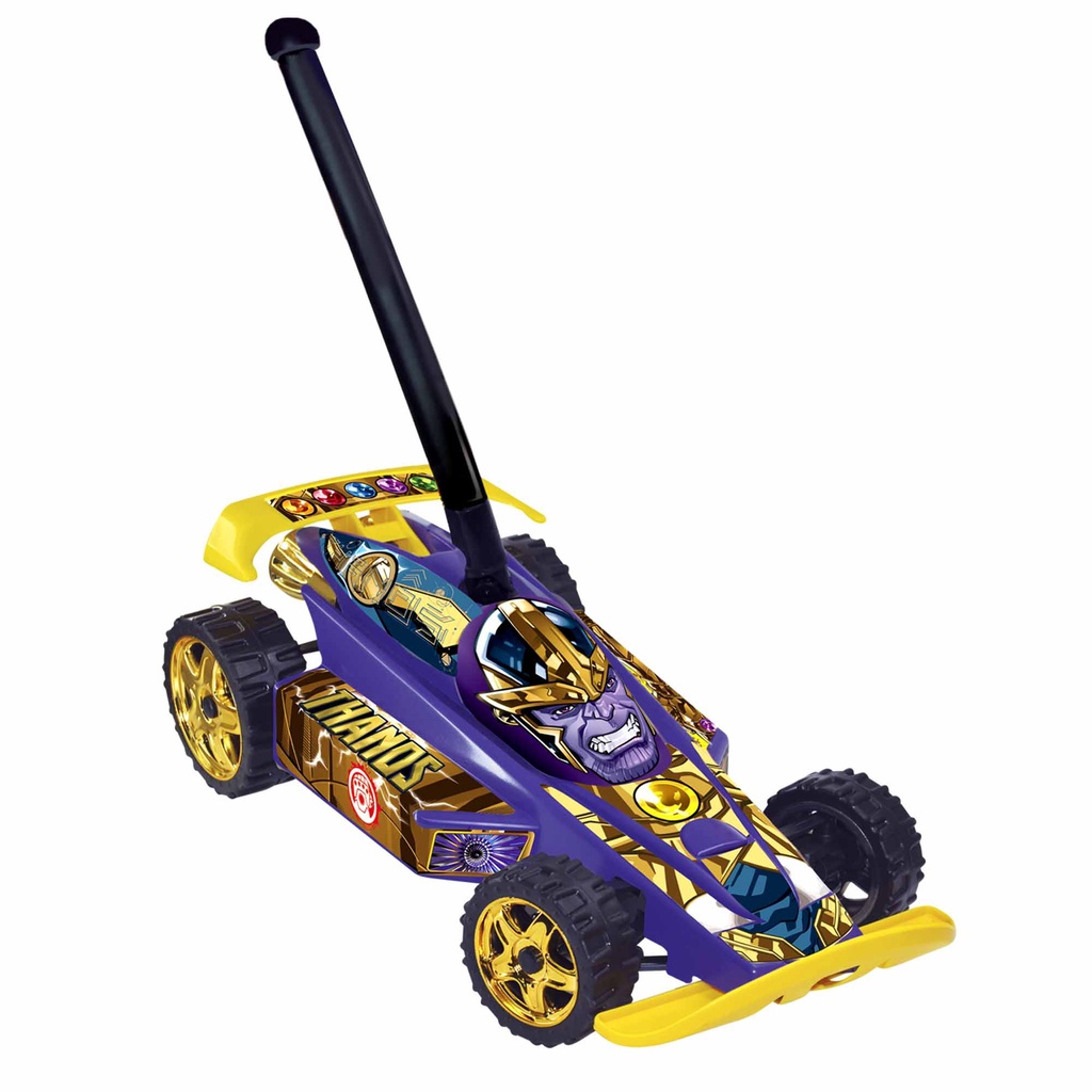 CARRINHO HAND CAR THANOS VINGADORES C/ HASTE - LIDER BRINQUEDOS