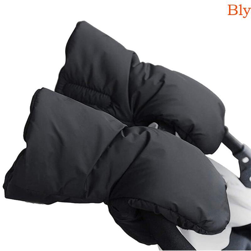 Bly Stroller Hand Muff Quentes Anticongelantes À Prova Neve Confortáveis (Pretas)