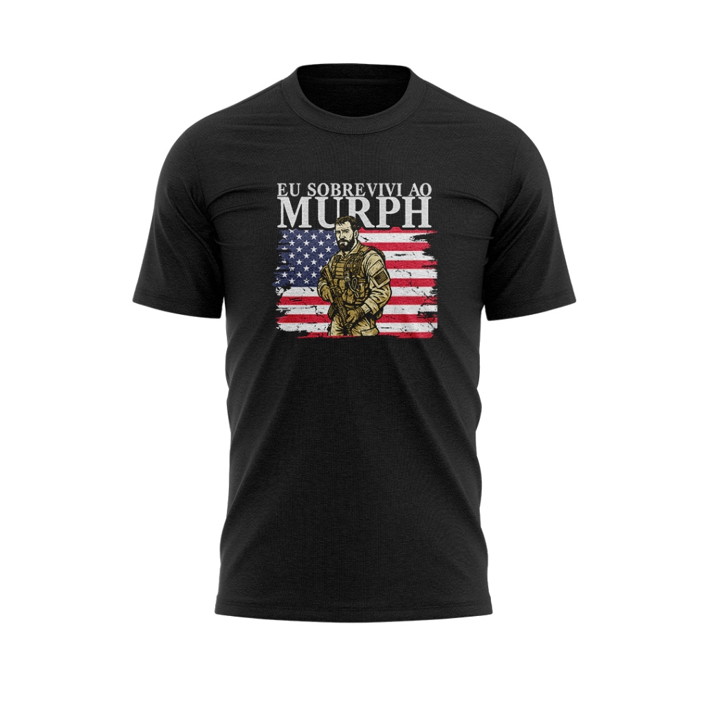 Camiseta Murph 2026 Enforce Fitness Eu Sobrevivi Ao Murph Treino Musculação